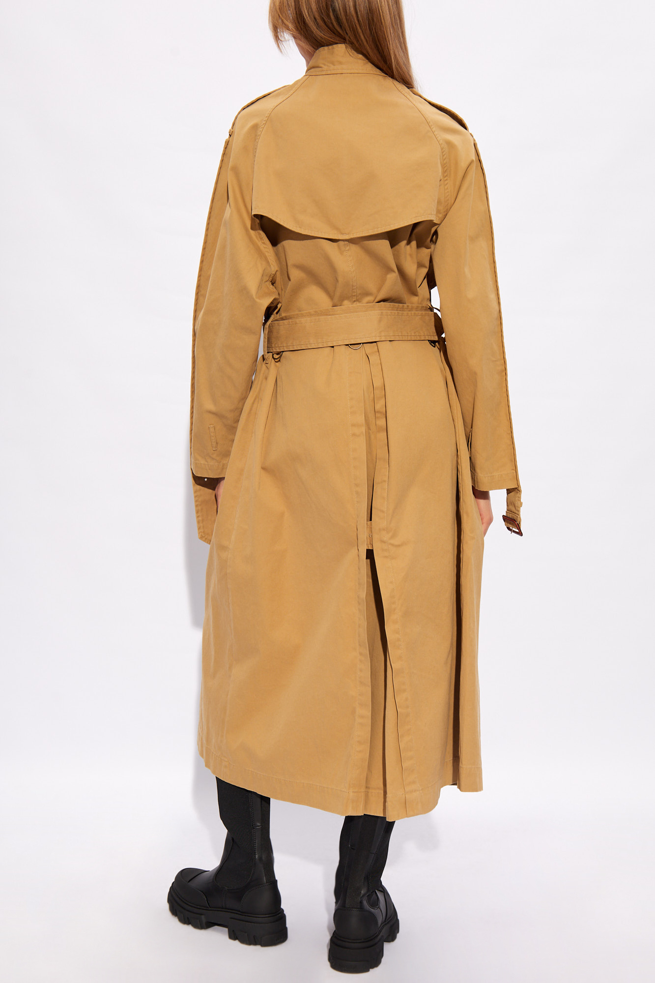 Beige Trench coat with standing collar R13 Vitkac GB